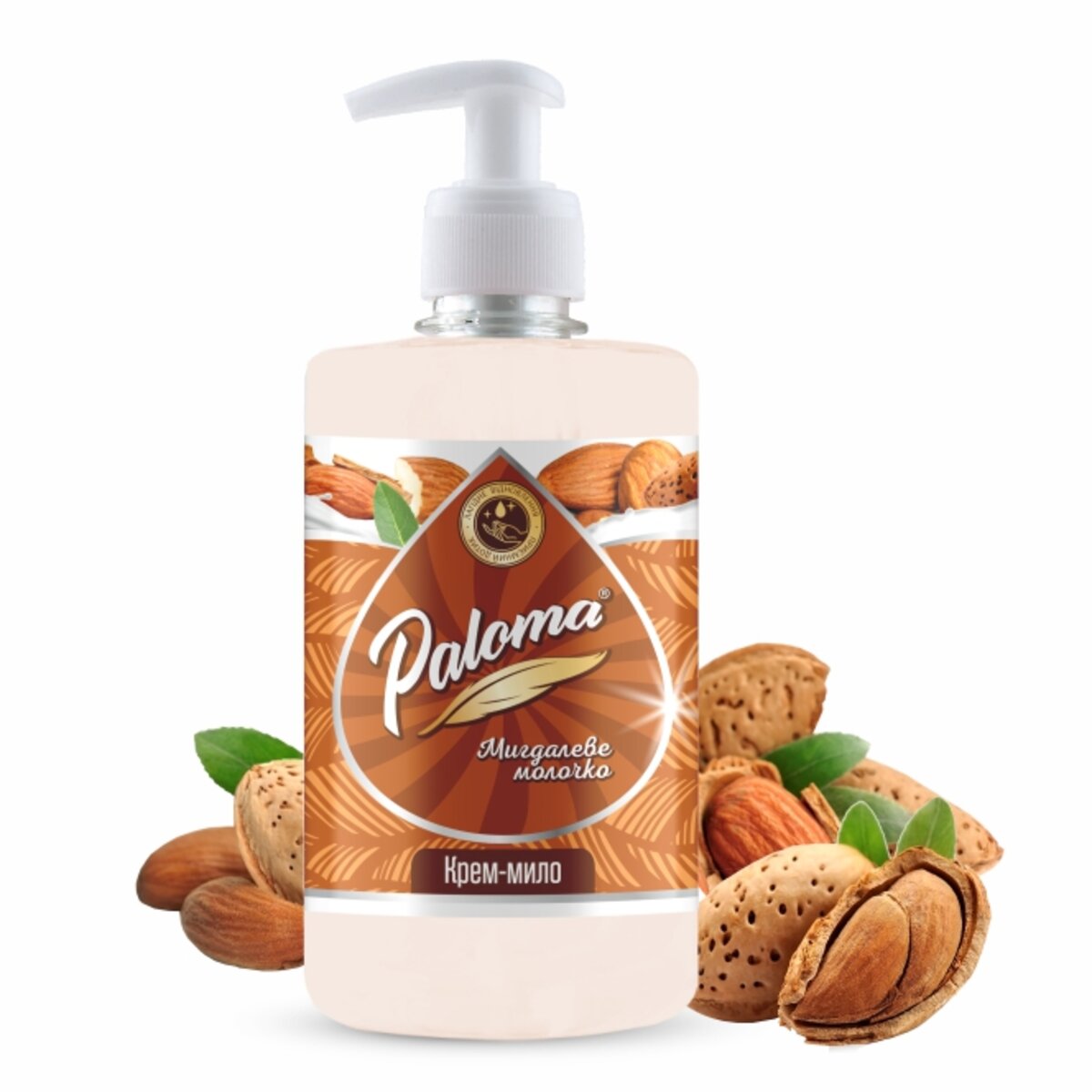 Рідке крем-мило Paloma Мигдалеве молочко, 500мл (PE50717) дивитися фото №1