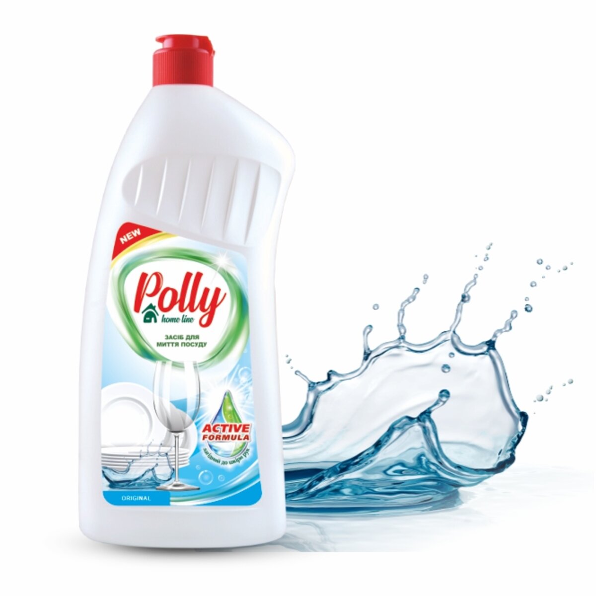 Засіб для миття посуду POLLY Оріджінал, 1000мл (PO50601) дивитися фото №1