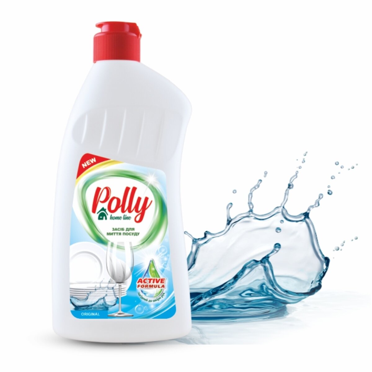 Средство для мытья посуды POLLY Ориджинал, 500мл (PO50595) смотреть фото №1