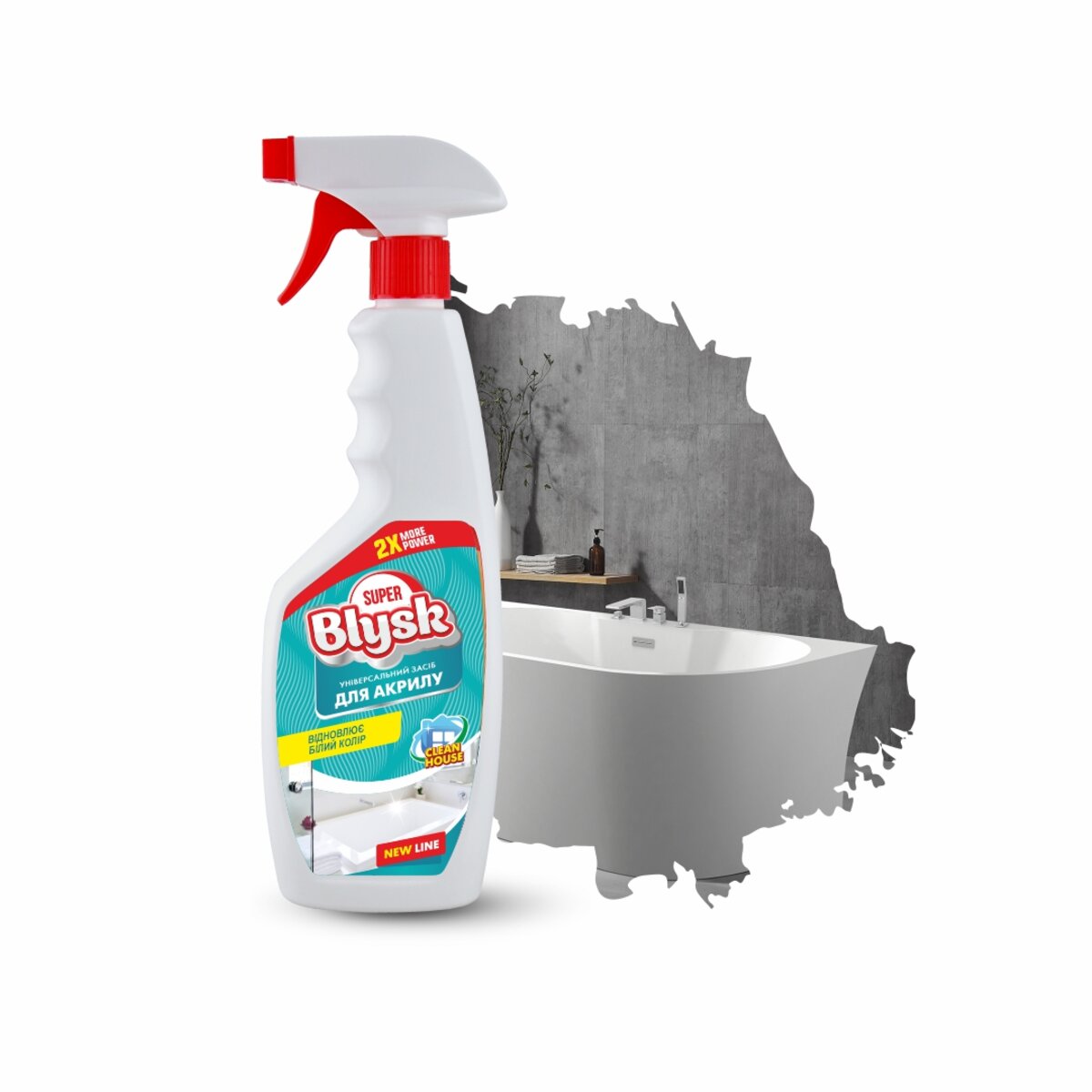 Очисник для акрилу Super Blysk, 500мл (SB50847) дивитися фото №1