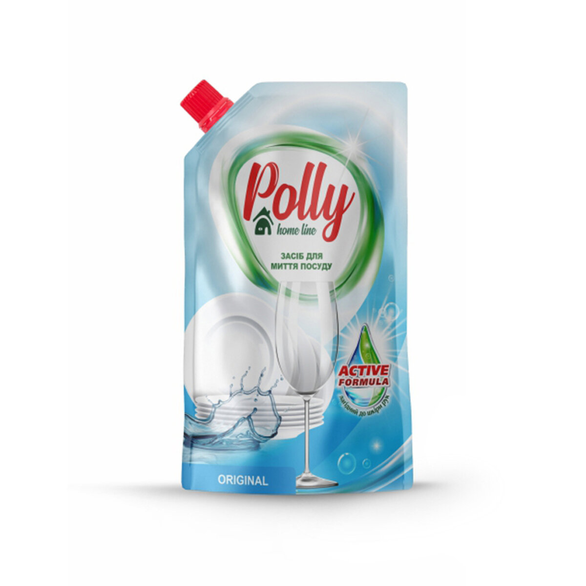Засіб для миття посуду POLLY original дой-пак, 500мл (PO51295) дивитися фото №1