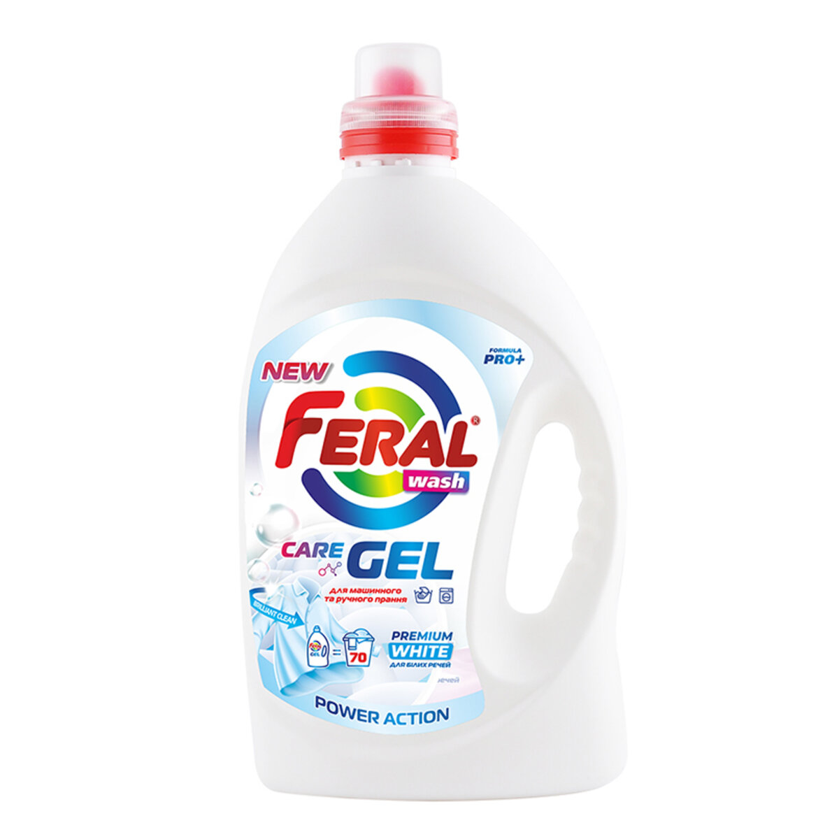 Гель для прання Feral White для білих речей 3,5л (FW51097) дивитися фото №1