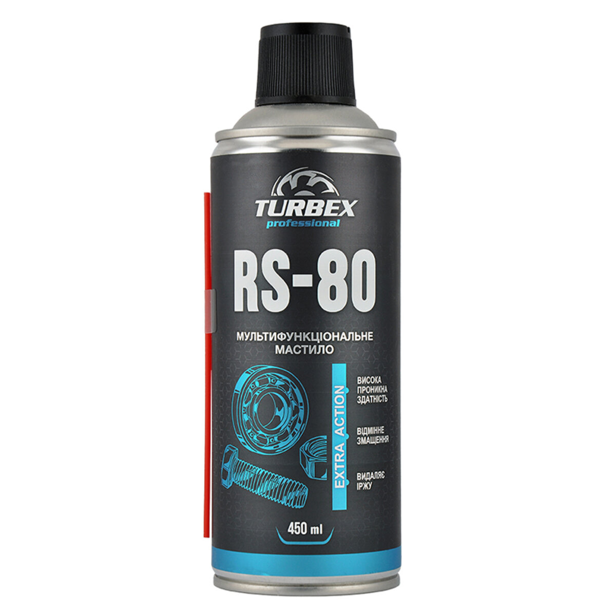 Змазка багатофункціональна Turbex RS-80 Multifunctional Lubricant, 450мл (TR00105) дивитися фото №1