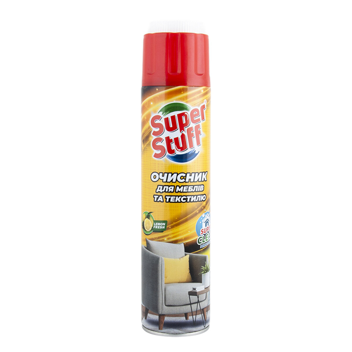 Очиститель Super Stuff для мягкой мебели и текстиля аэрозоль, 650мл (SF51622) смотреть фото №1