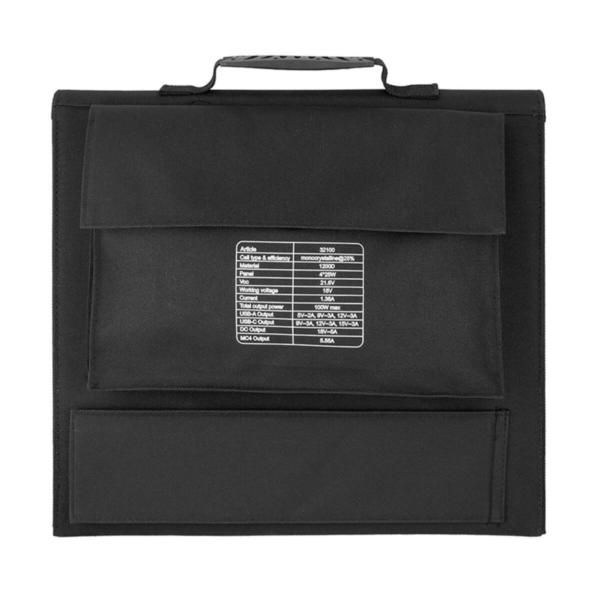 Сонячна панель Brevia 100W (32100) дивитися фото №2