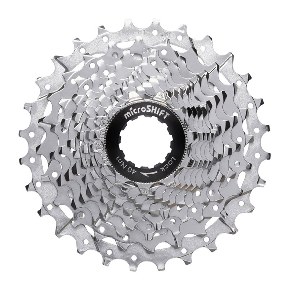 Касета MicroSHIFT G110 11-28T на 11 швидкостей (CS-G110 11-28) дивитися фото №1