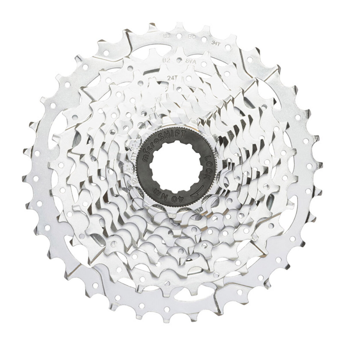Касета MicroSHIFT H100 11-34T на 10 швидкостей (CS-H100 11-34) дивитися фото №1