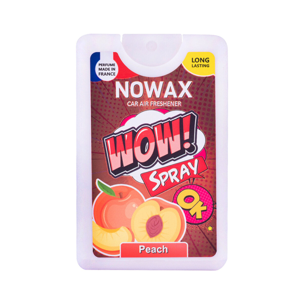 Ароматизатор повітря з розпилювачем Nowax WOW Spray 18мл Peach (NX00142) дивитися фото №1