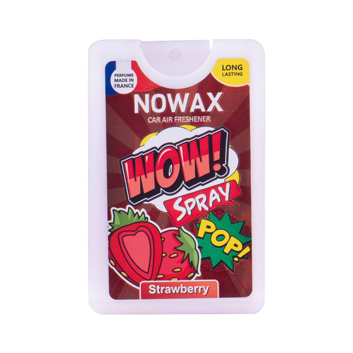 Ароматизатор повітря з розпилювачем Nowax WOW Spray 18мл Strawberry (NX00143) дивитися фото №1