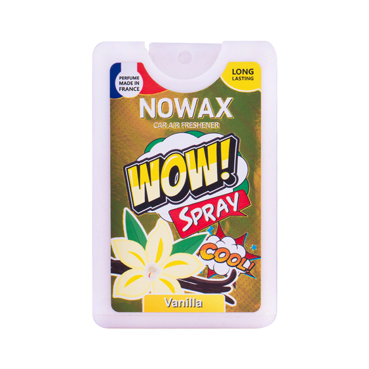 Ароматизатор повітря з розпилювачем Nowax WOW Spray 18мл Vanilla (NX00144) дивитися фото №1
