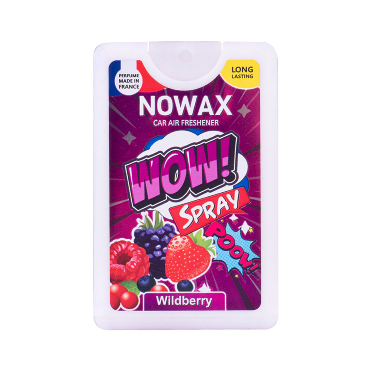 Ароматизатор повітря з розпилювачем Nowax WOW Spray 18мл Wildberry (NX00145) дивитися фото №1