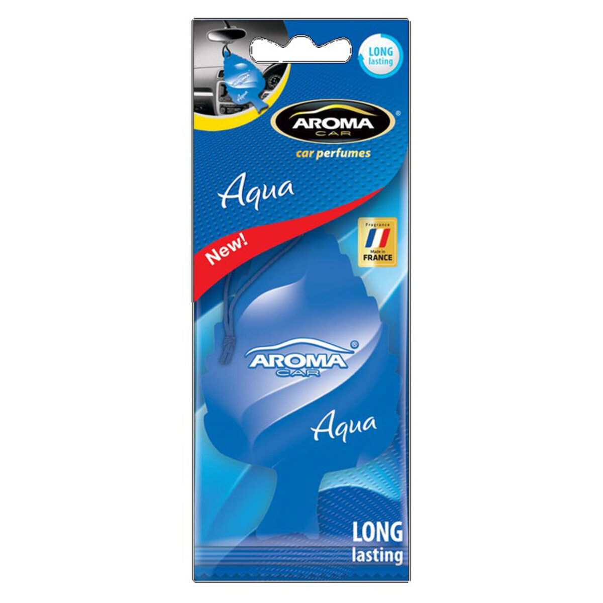 Автомобільний Ароматизатор Aroma Car Leaf Aqua сухий (92087) | Аромат: Свіжість дивитися фото №1