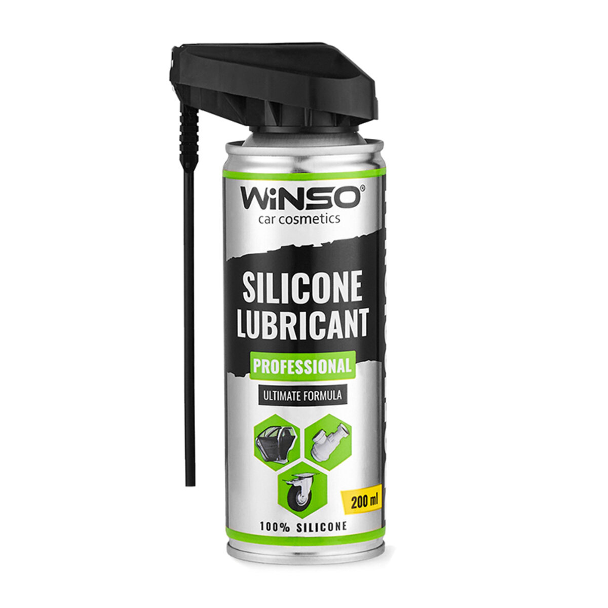 Змазка силіконова Winso Silicone Lubricant Professional, 200мл (820340) дивитися фото №1