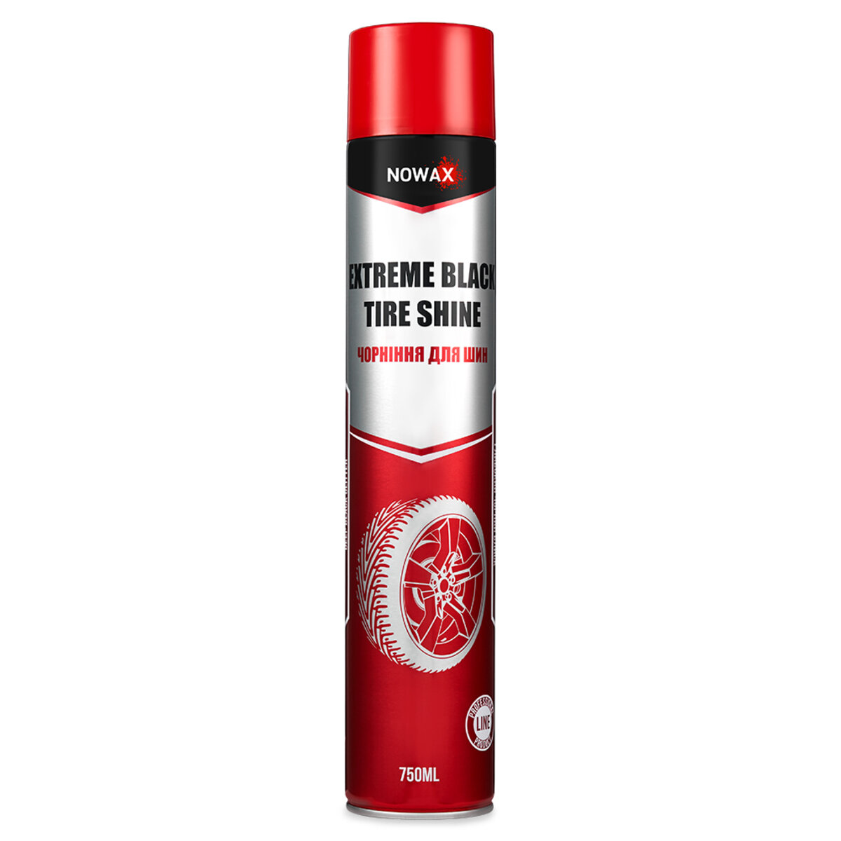 Чернитель для шин Nowax Tire Shine Extreme Black 750мл (NX50200) смотреть фото №1