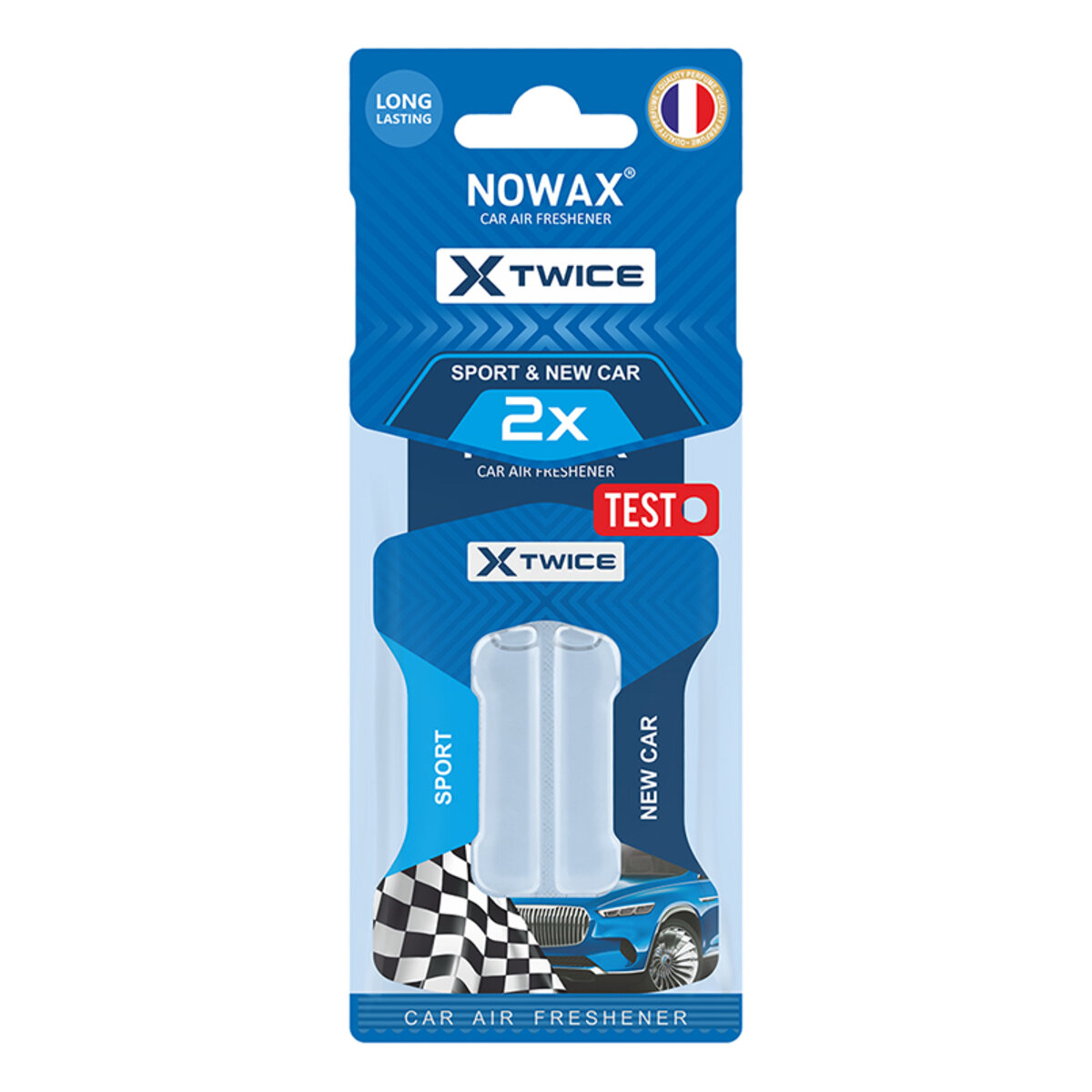 Автомобільний Ароматизатор з подвійною капсулою Nowax X Twice - New Car & Sport (NX00155) | Аромат: дивитися фото №1