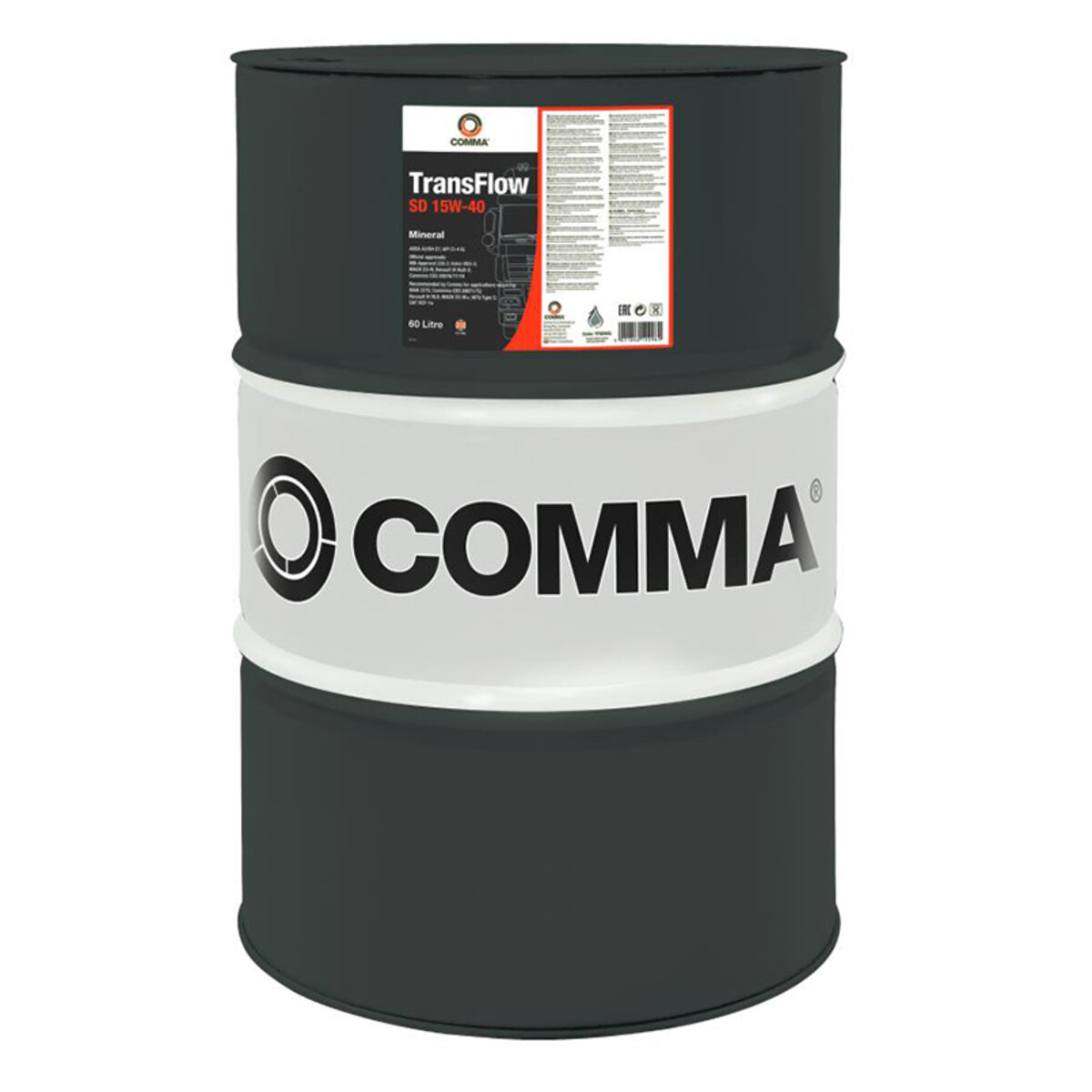 Моторне масло Comma TRANSFLOW SD 15W-40 60л (TFSD60L) дивитися фото №1