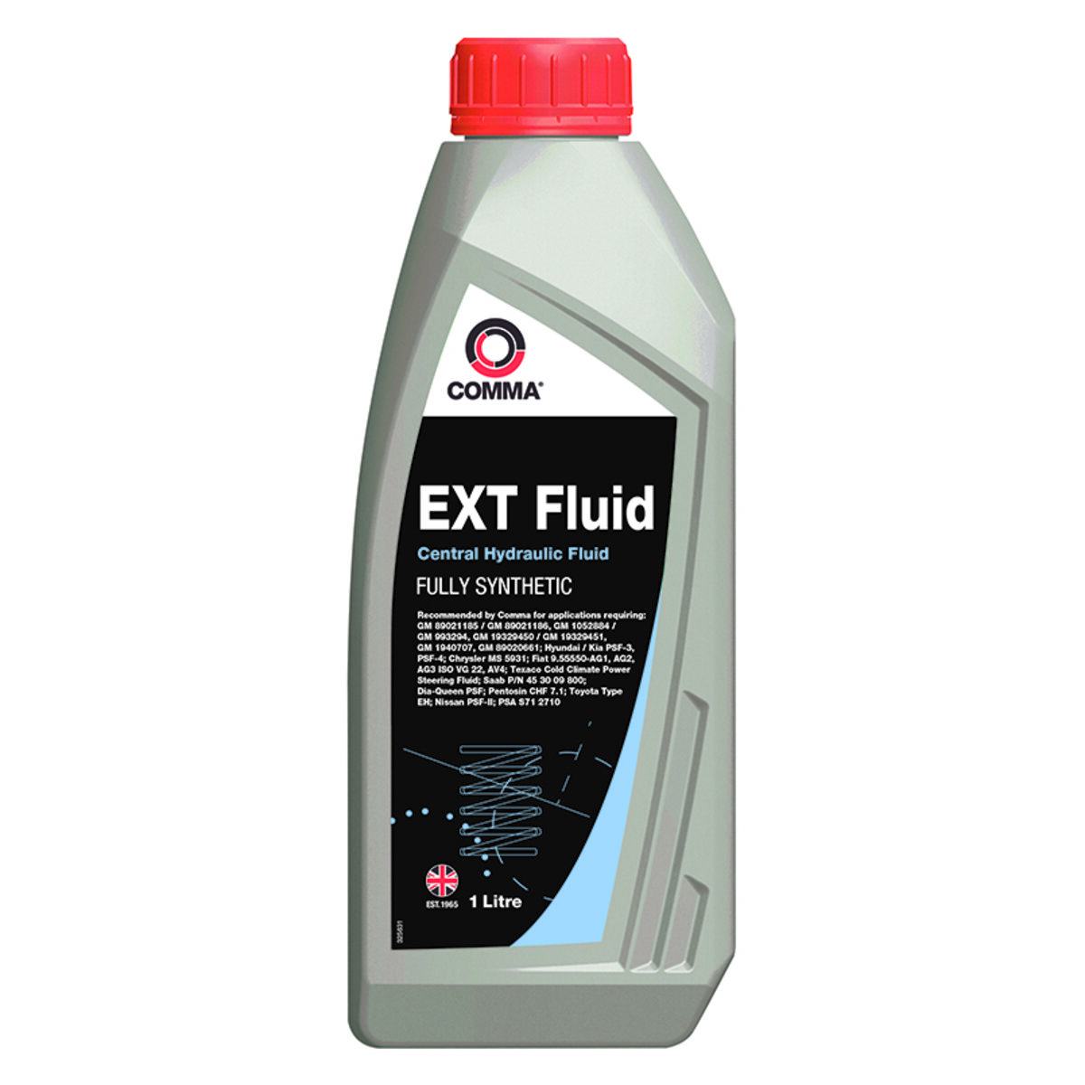 Гідравлічна рідина Comma EXT FLUID 1л (EXT1L) дивитися фото №1