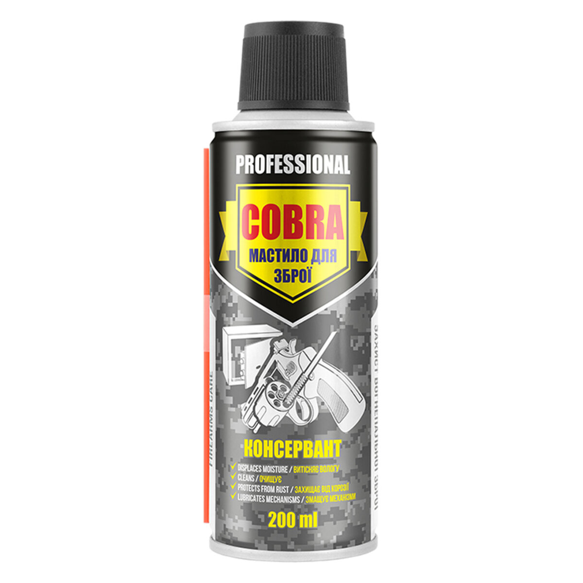 Смазка консервант для оружия Nowax Professional Weapons Preservative Cobra, 200мл (NX20110) смотреть фото №1