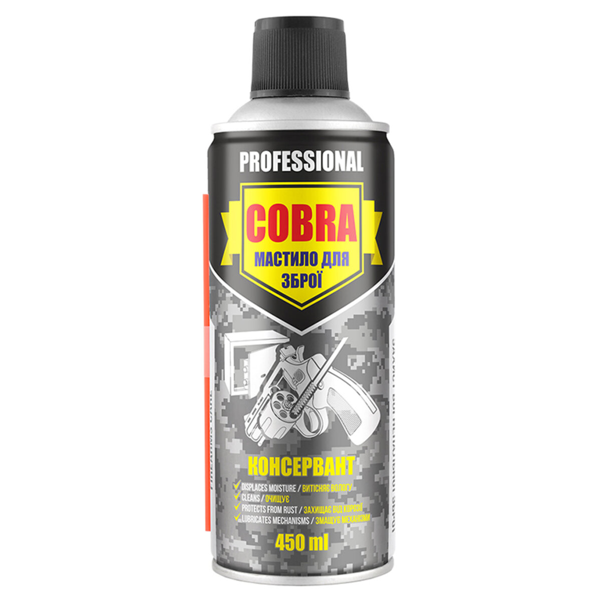 Смазка консервант для оружия Nowax Professional Weapons Preservative Cobra, 450мл (NX45120) смотреть фото №1