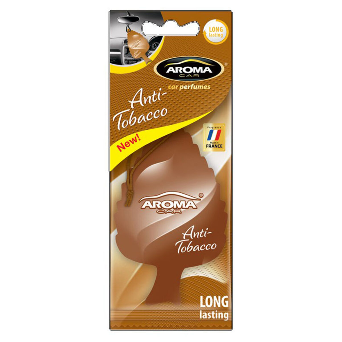 Автомобільний Ароматизатор Aroma Car Leaf Anti Tabacco сухий (92258) | Аромат: Антитютюн дивитися фото №1