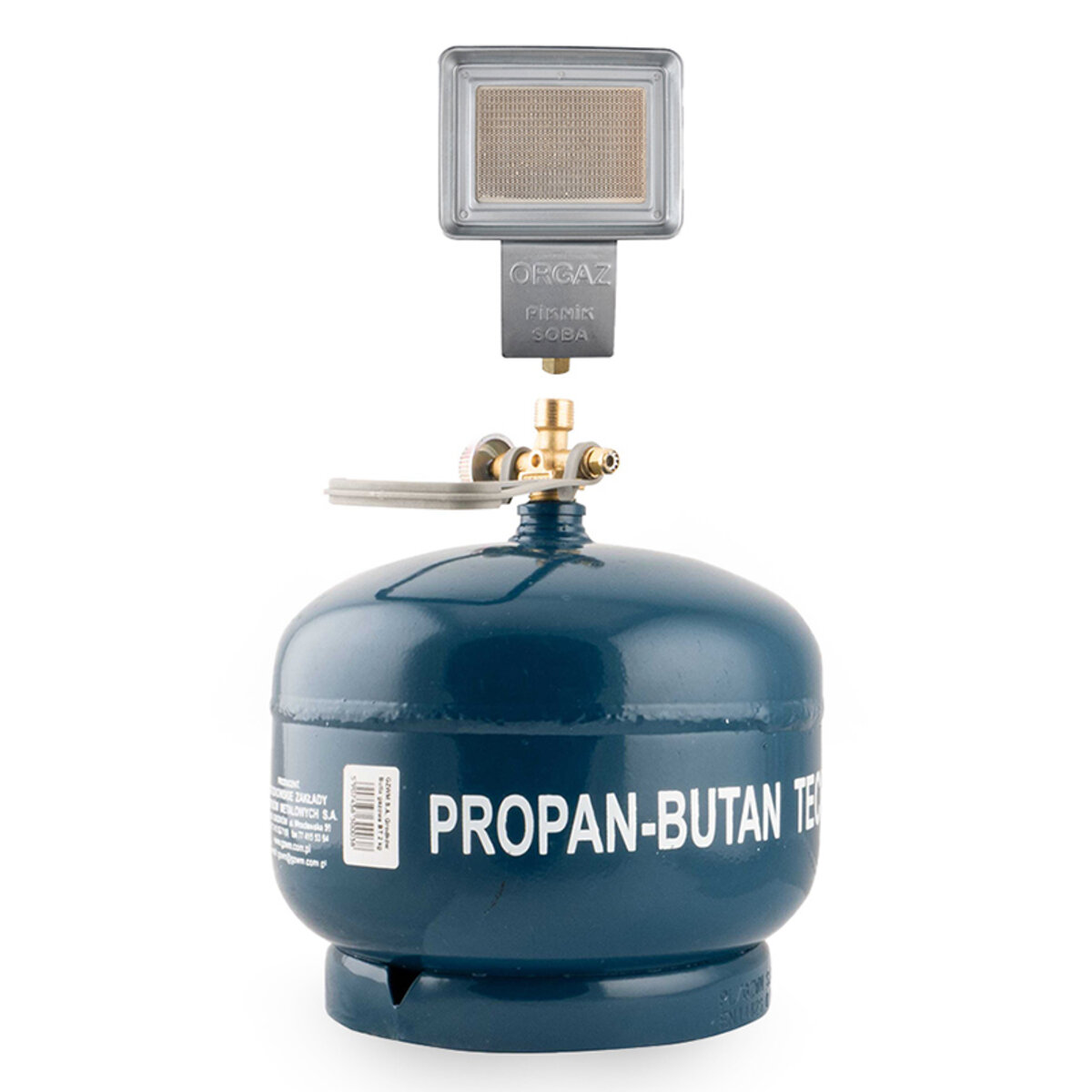 Газовий балон GZWM з обігрівачем SB-600, 4,8л (NC00120) дивитися фото №1