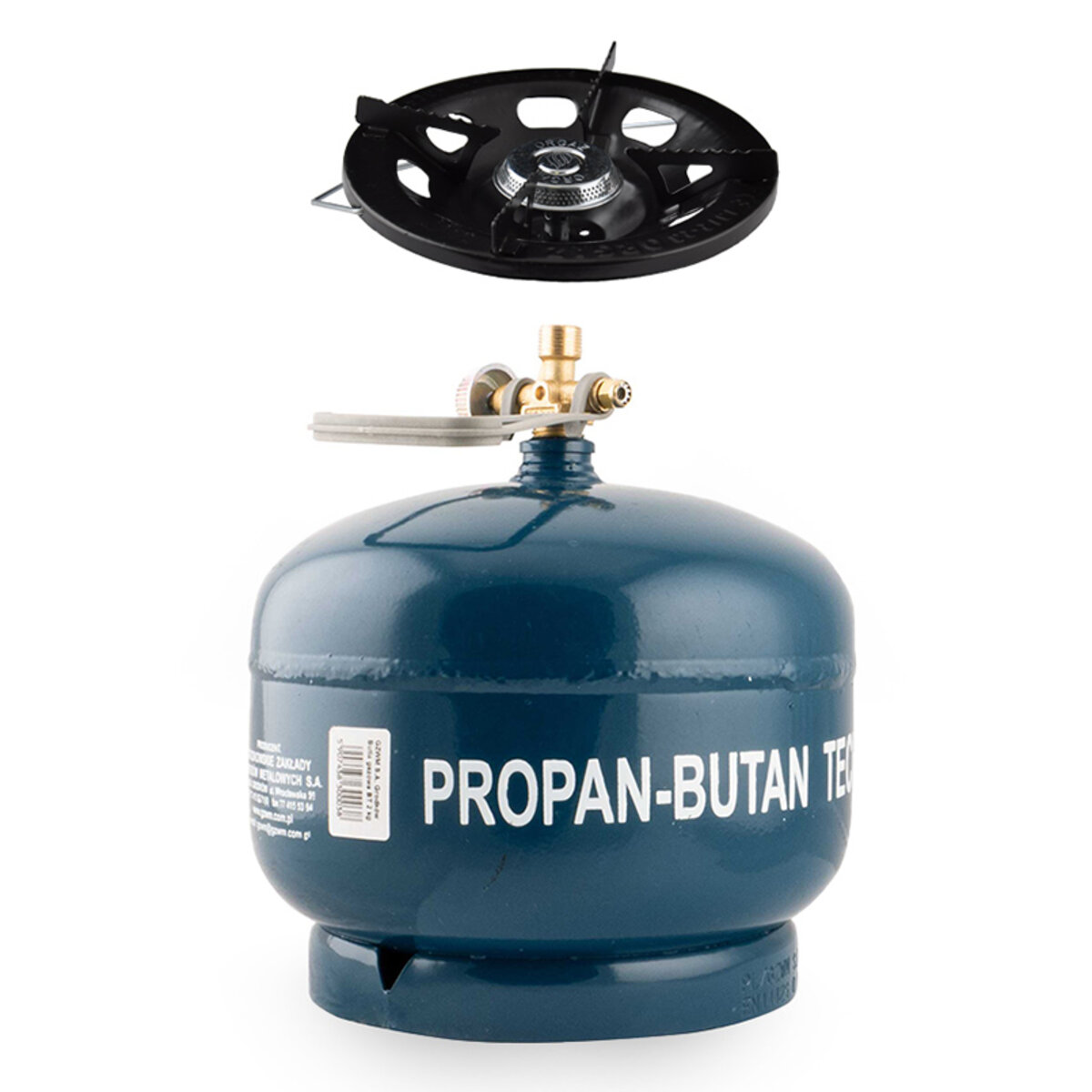 Газовий балон GZWM з пальником EPK-630 (конфоркою), 4,8л (NC00420) дивитися фото №1