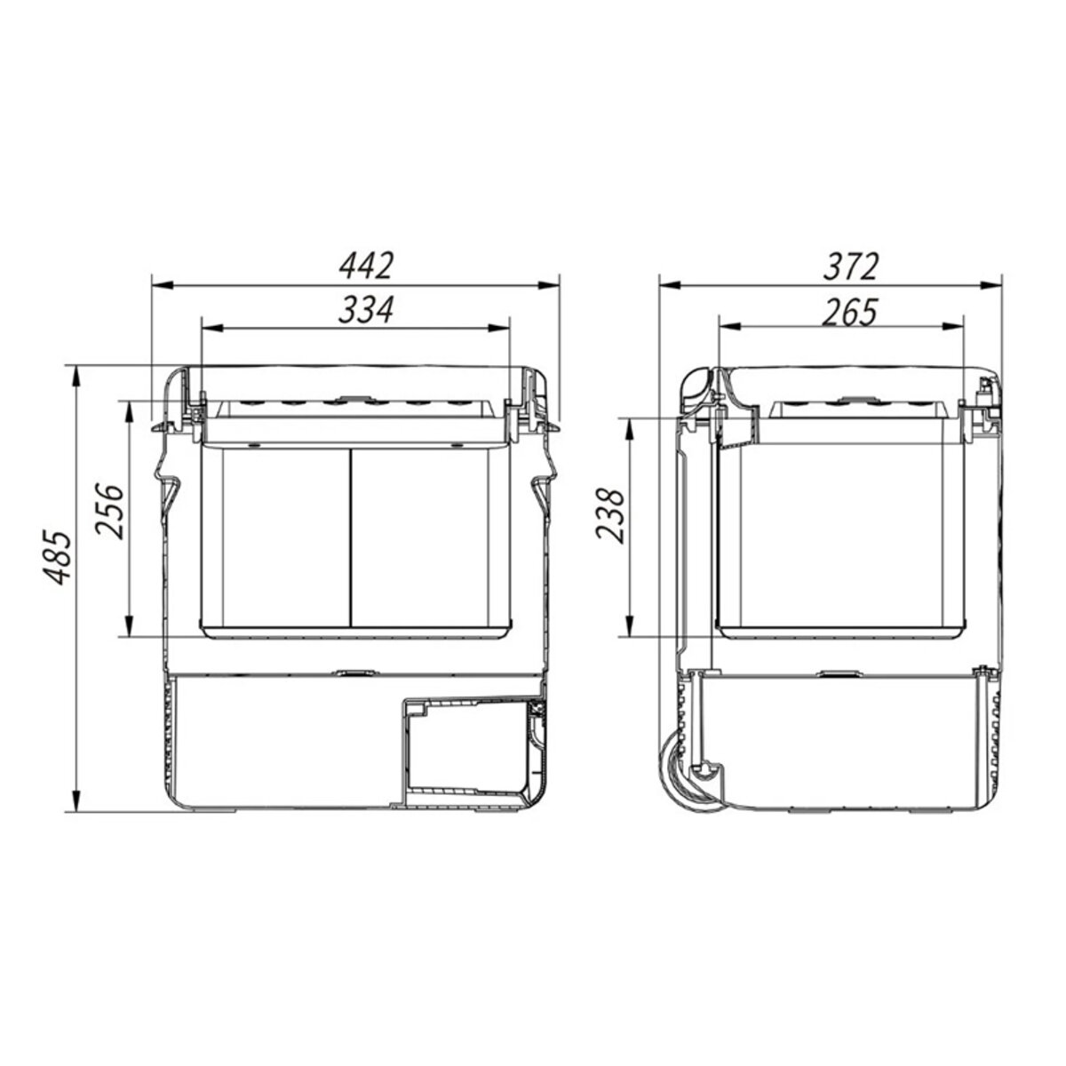 Холодильник автомобільний Brevia 22л 22130 (22130) дивитися фото №5