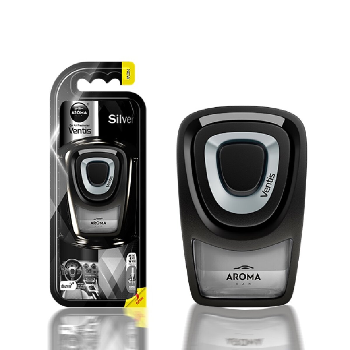 Ароматизатор Aroma Car Ventis Silver рідкий (83382) дивитися фото №1
