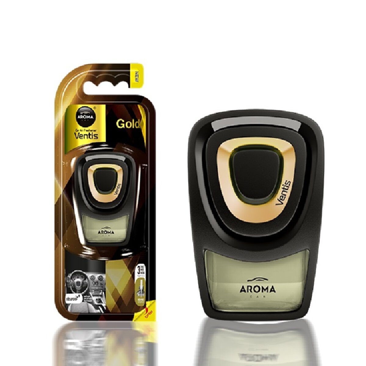 Ароматизатор Aroma Car Ventis Gold рідкий (83381) дивитися фото №1