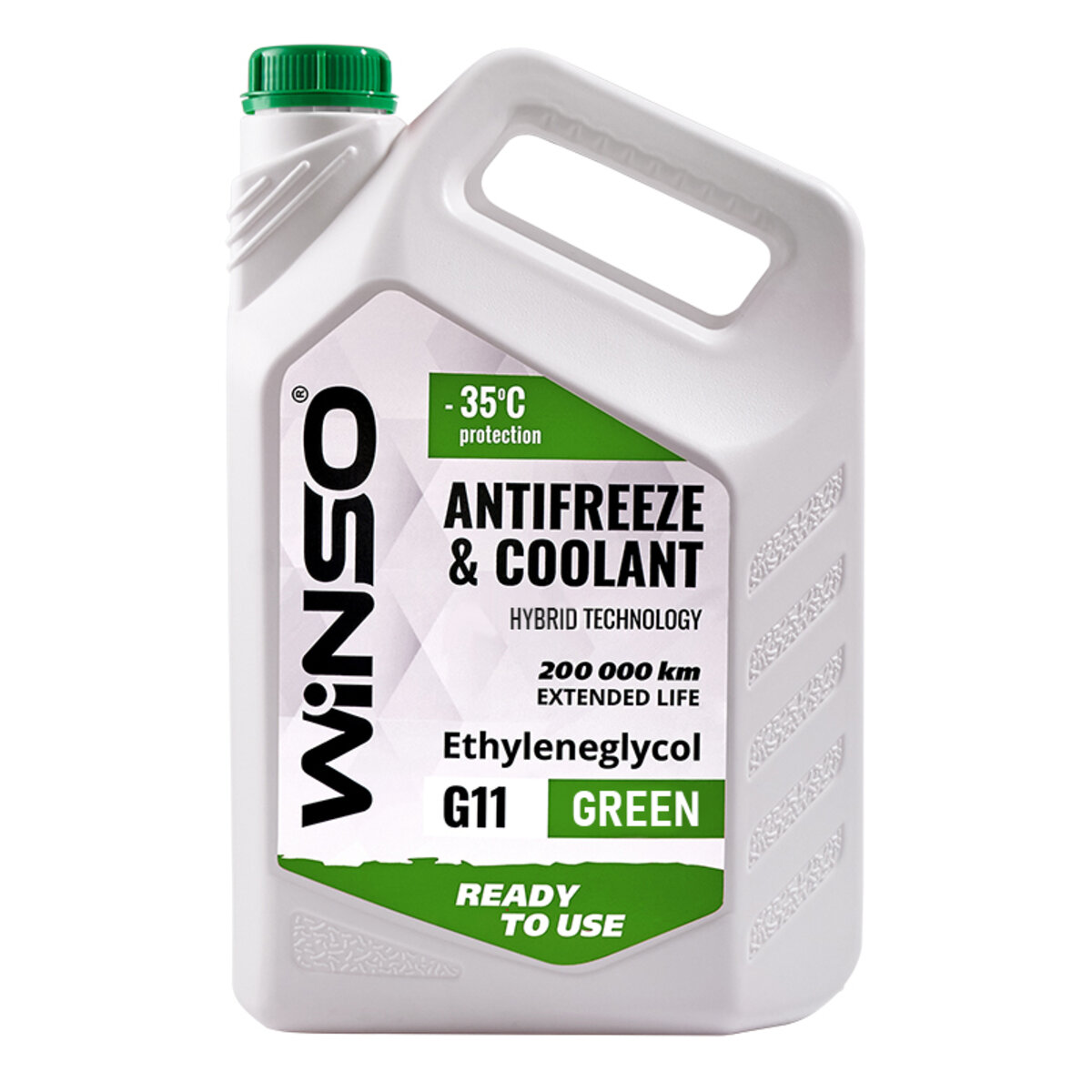 Антифриз Winso Antifreeze & Coolant Green -35°C (зелений) G11, 9кг (WS82547) дивитися фото №1