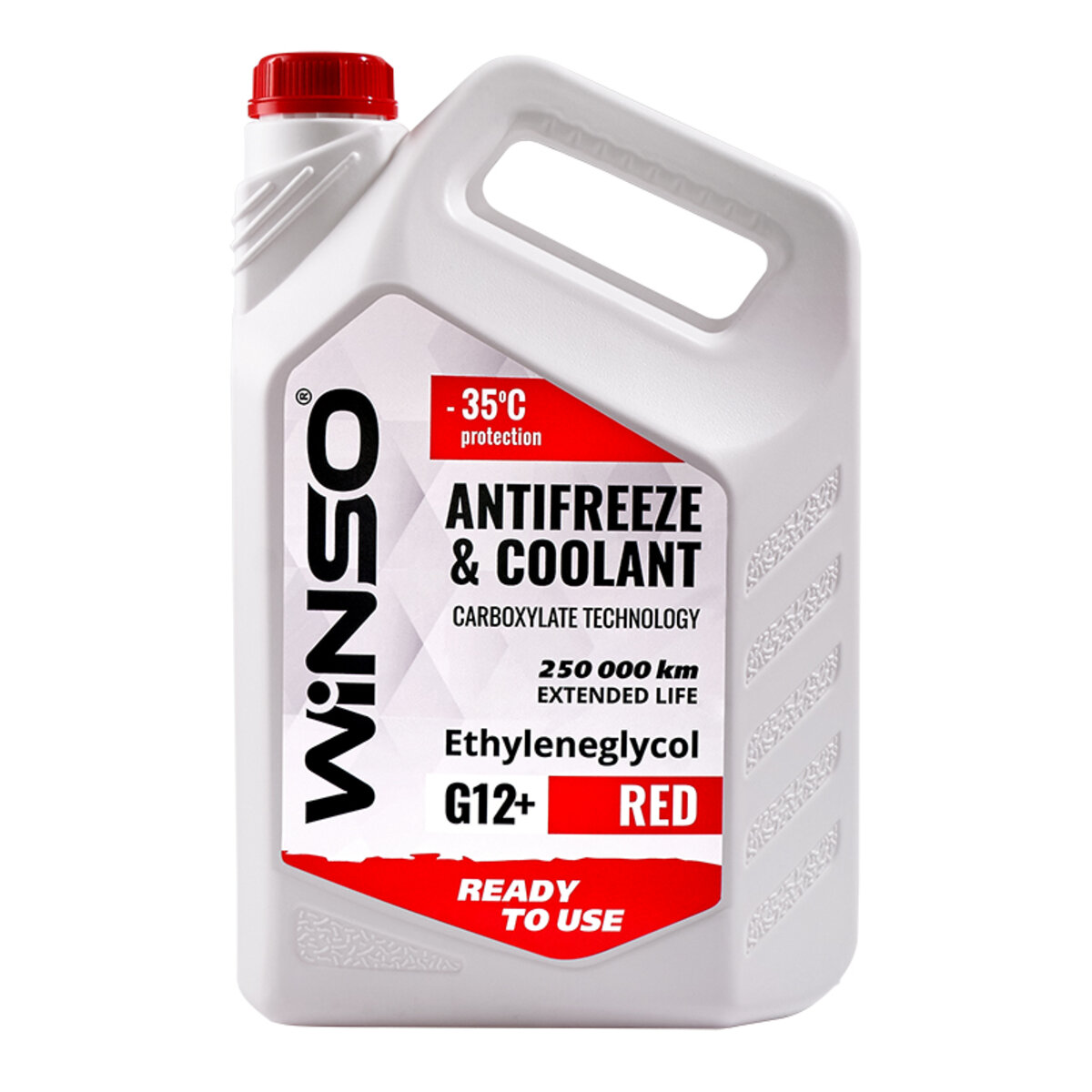 Антифриз Winso Antifreeze & Coolant Red -35°C (червоний) G12+, 4,1кг (WS82486) дивитися фото №1
