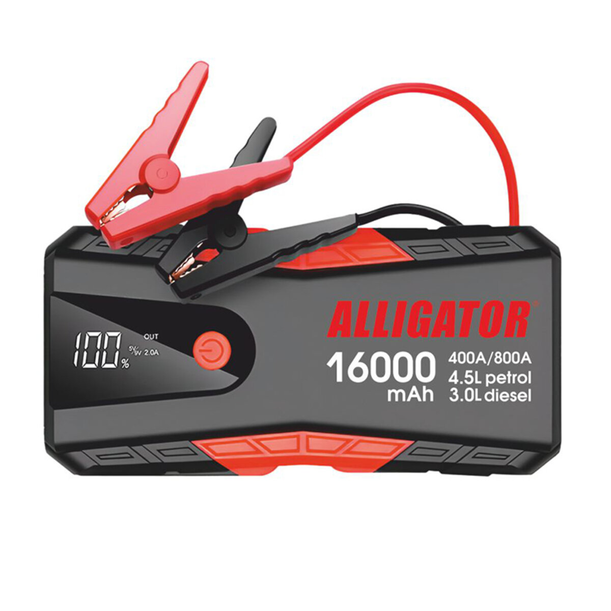 Бустер (пусковий пристрій) Alligator Jump Starter 400A/800A 16000mAh (JS840) дивитися фото №1