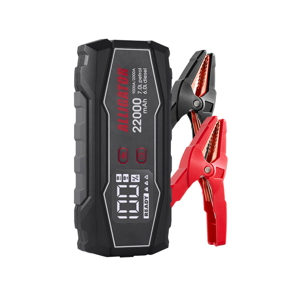 Бустер (пусковий пристрій) Alligator Jump Starter 1000A/2000A 22000mAh (JS845) дивитися фото №2