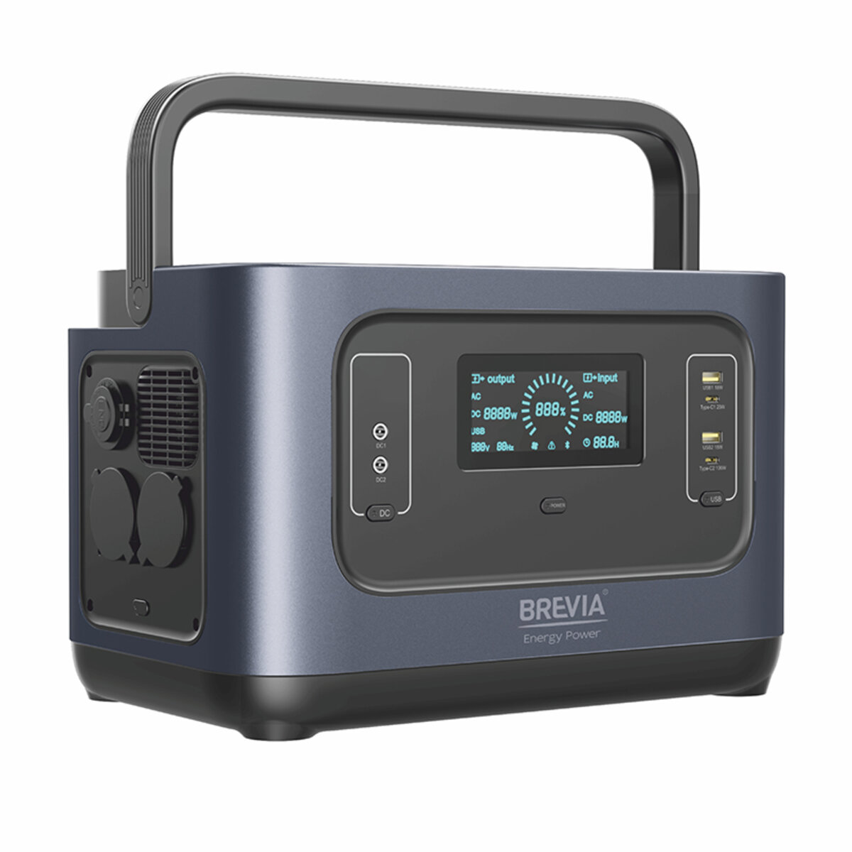 Зарядна станція Brevia ePower1000 1008Wh LiFePO4 (41000EP) Фото №2 Зарядна станція Brevia ePower1000 1008Wh LiFePO4 (41000EP) дивитися зображення №2