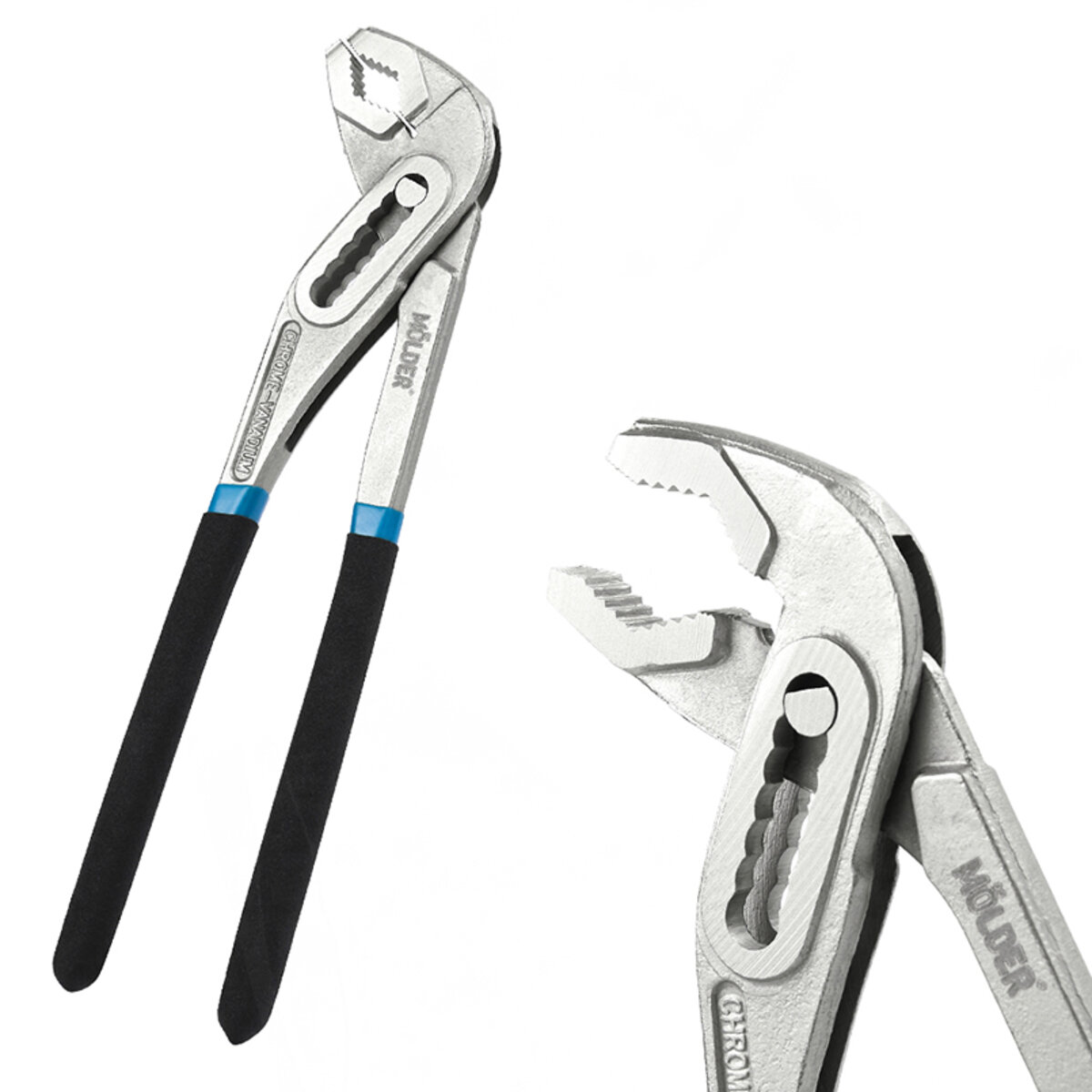 Професійний набір інструментів в кейсі MÖLDER 1/2, 1/4 72Т, CR-V, 56од. (MT61056) дивитися фото №7