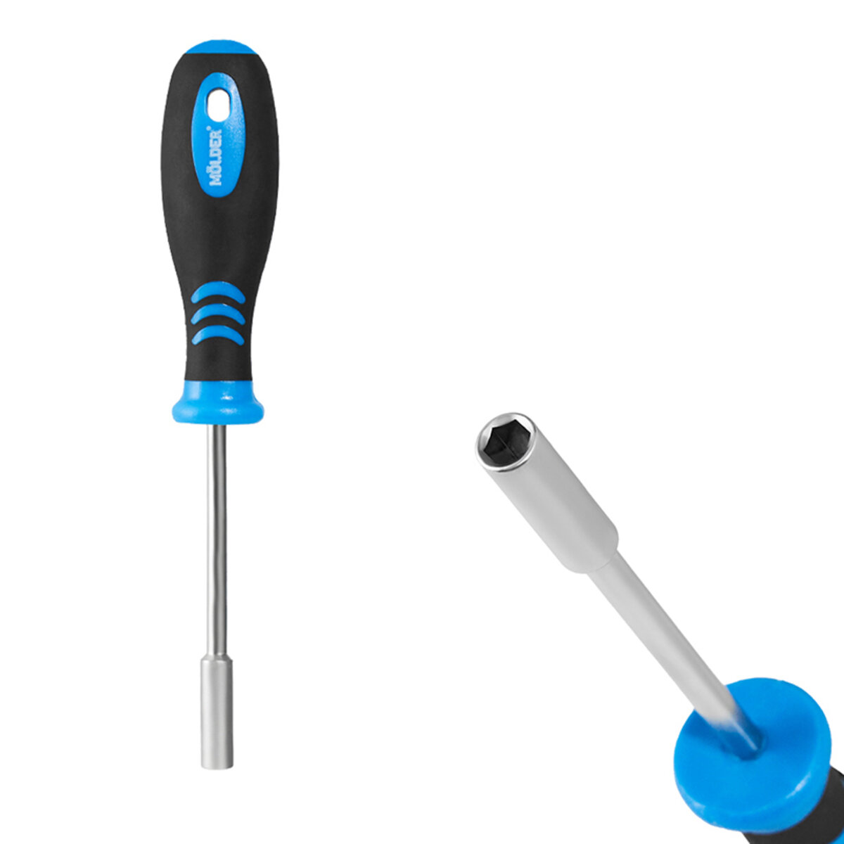 Професійний набір інструментів в кейсі MÖLDER 1/2, 1/4, 3/8 72Т, CR-V, 219од. (MT60219) дивитися фото №6