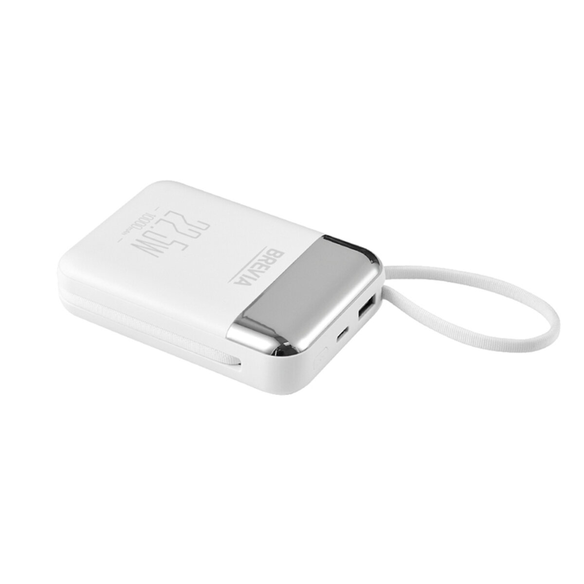 Повербанк (Power Bank) Brevia 10000mAh 22.5W Type-C+Lightning Cable, Li-Pol, LCD (45122) дивитися фото №7