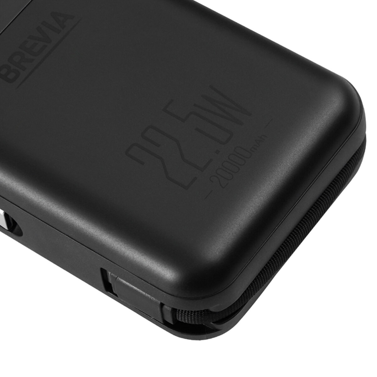 Повербанк (Power Bank) Brevia 20000mAh 22.5W Type-C+Lightning Cable, Li-Pol, LCD (45222) дивитися фото №6