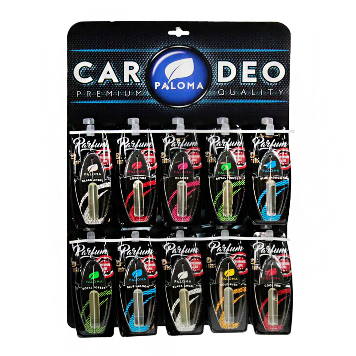 Автомобільний Mix ароматизаторів Paloma Parfume LINE Premium дисплей 45шт (PPD01) | Аромат: дивитися фото №1