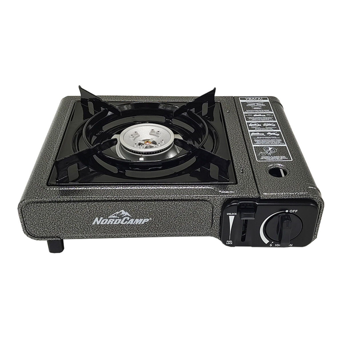 Портативна газова плита Nord Camp 2,2кВт з пєзопідпалом (NC10100) дивитися фото №1