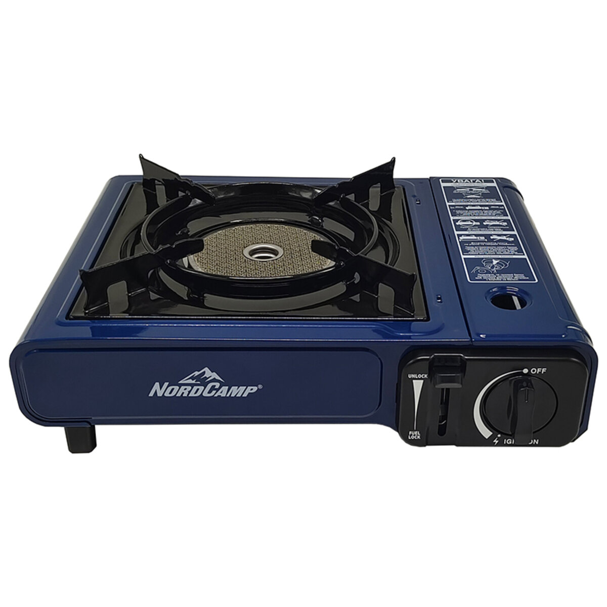 Портативна газова плита Nord Camp 1,75кВт з пєзопідпалом Infrared (NC10120) дивитися фото №1