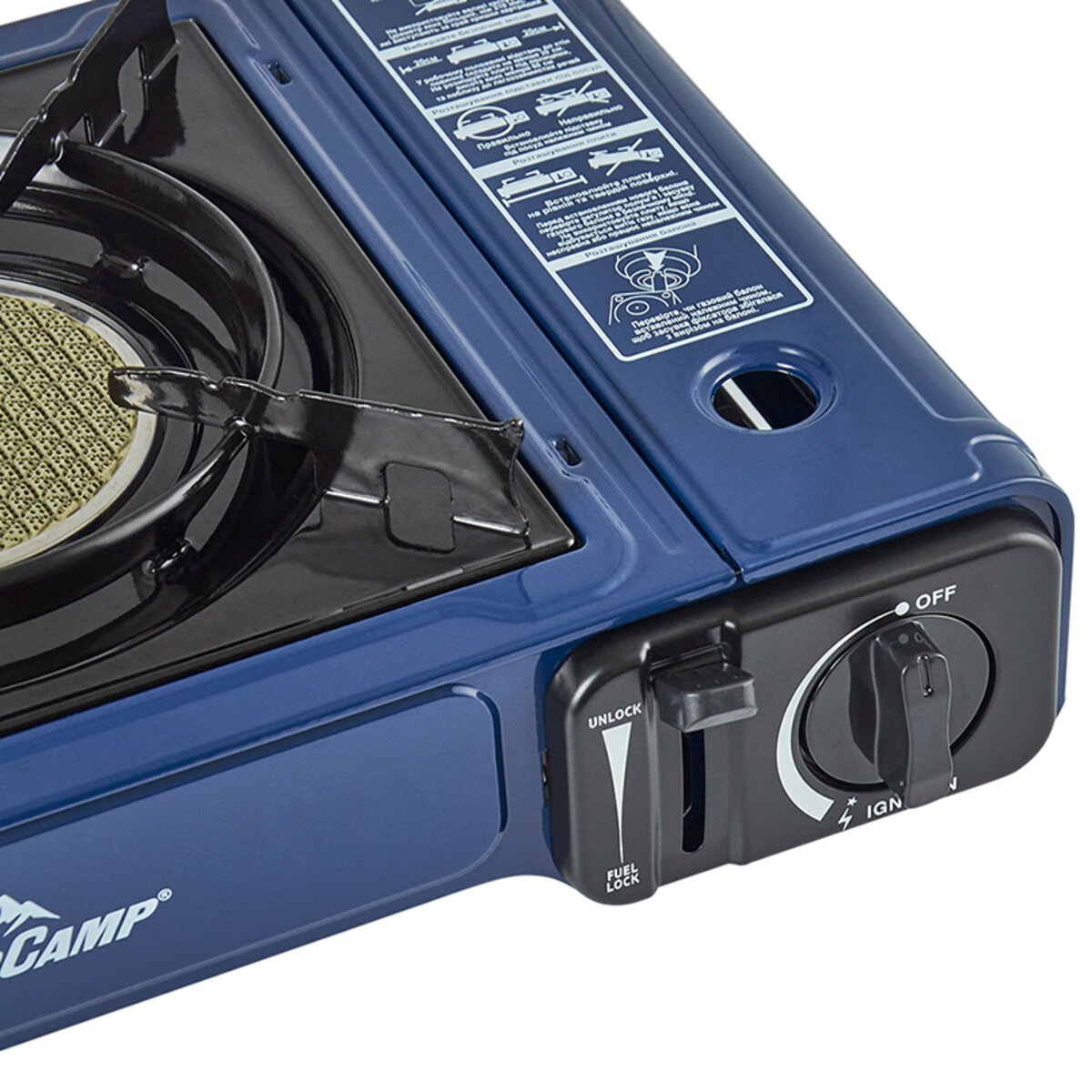 Портативна газова плита Nord Camp 1,75кВт з пєзопідпалом Infrared (NC10120) дивитися фото №3