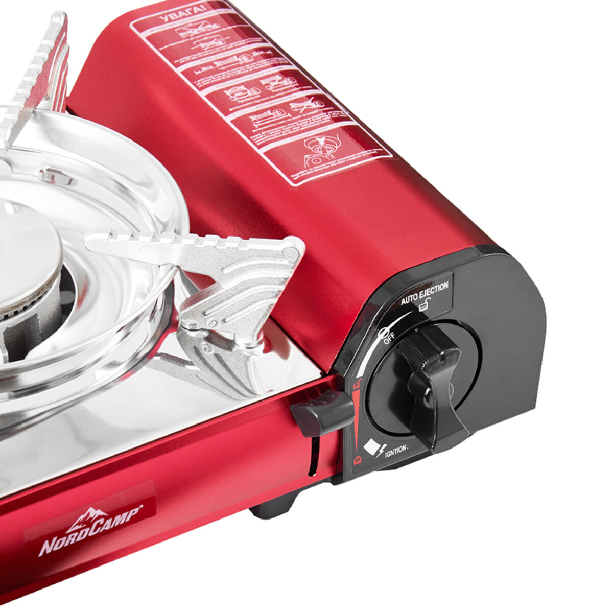 Портативна газова плита Nord Camp 2,1кВт з пєзопідпалом Mini (NC10500) дивитися фото №3