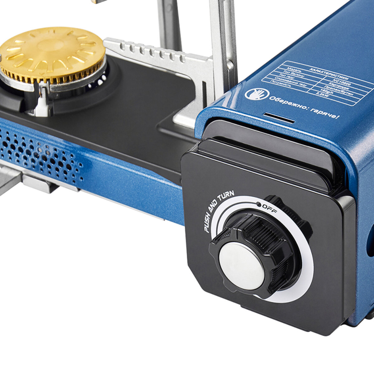 Портативна газова плита Nord Camp 2,2кВт з пєзопідпалом Foldable (NC10600) дивитися фото №5