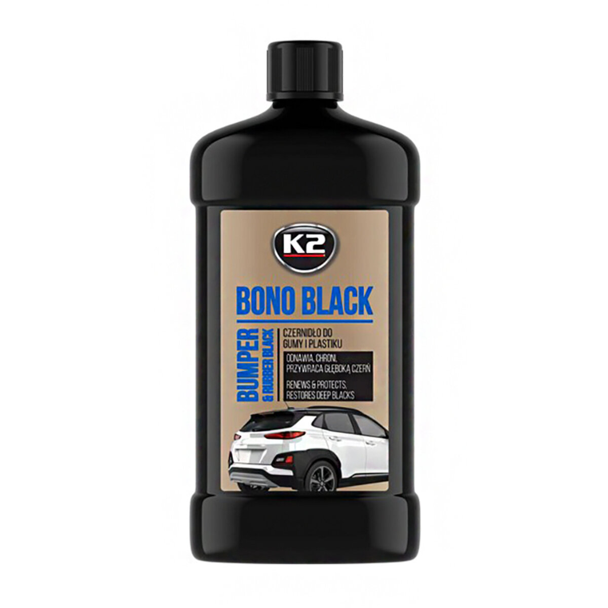 Засіб догляду за шинами та чорними бамперами K2 BONO BLACK, 500мл (K035) дивитися фото №1