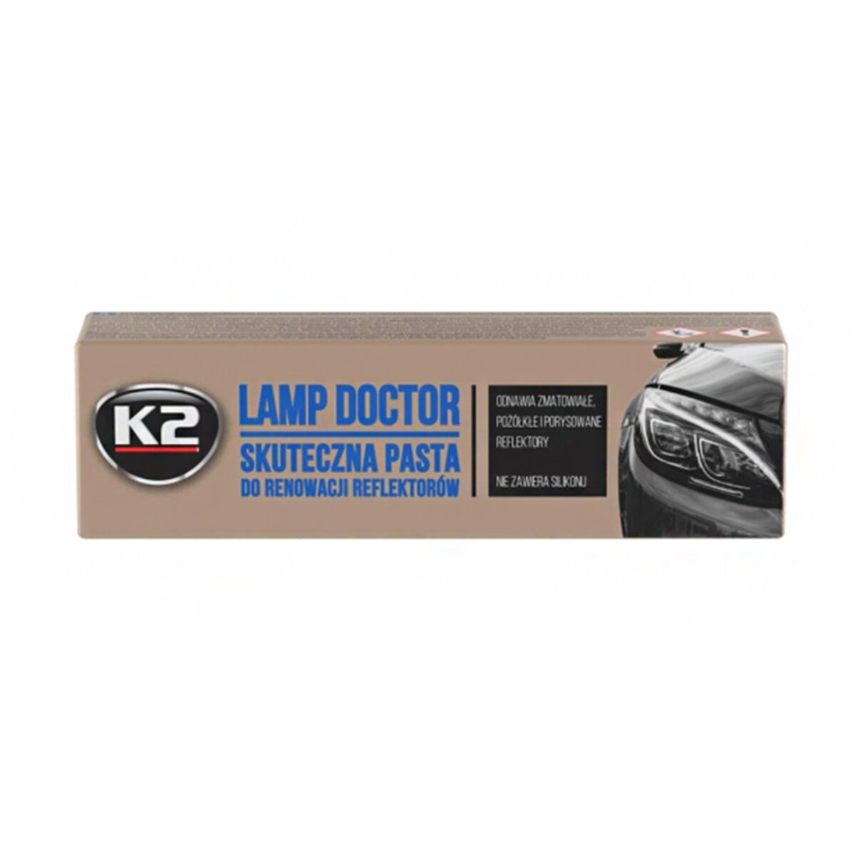 Паста для ремонту фар K2 LAMP DOCTOR, 60г (L3050) дивитися фото №3