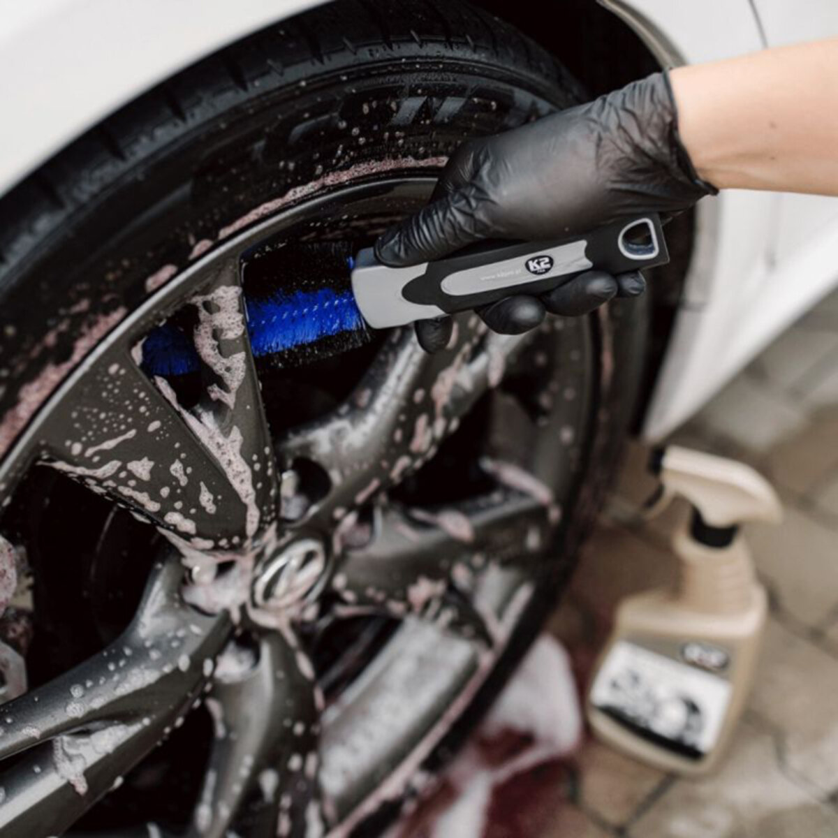 Щітка для мийки ободів коліс K2 BRUSH FOR WHEEL RIM (M358) дивитися фото №3