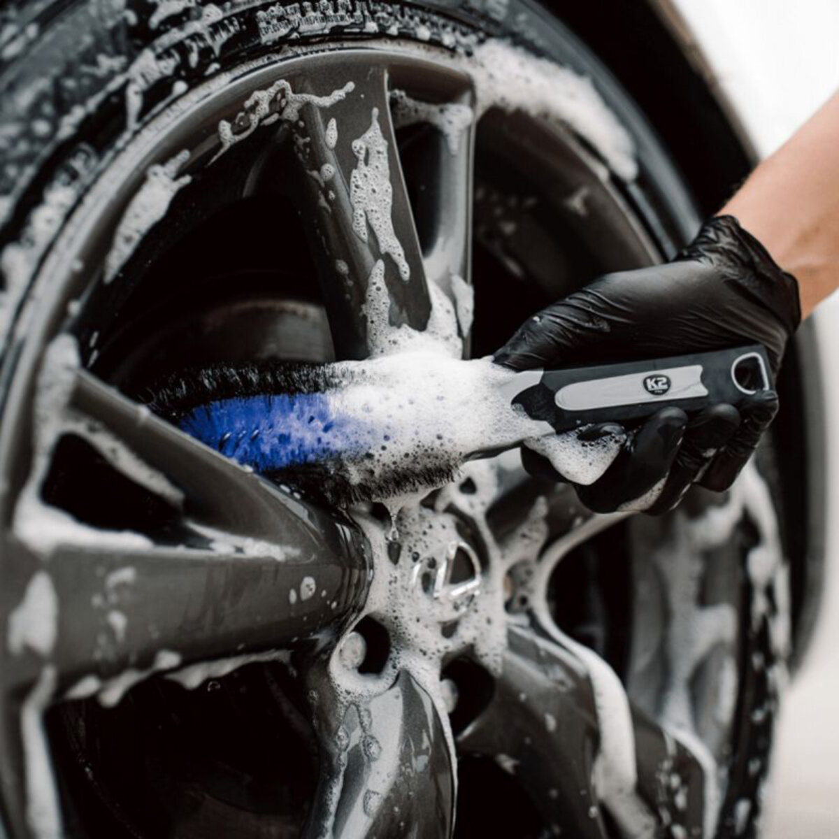 Щітка для мийки ободів коліс K2 BRUSH FOR WHEEL RIM (M358) дивитися фото №5