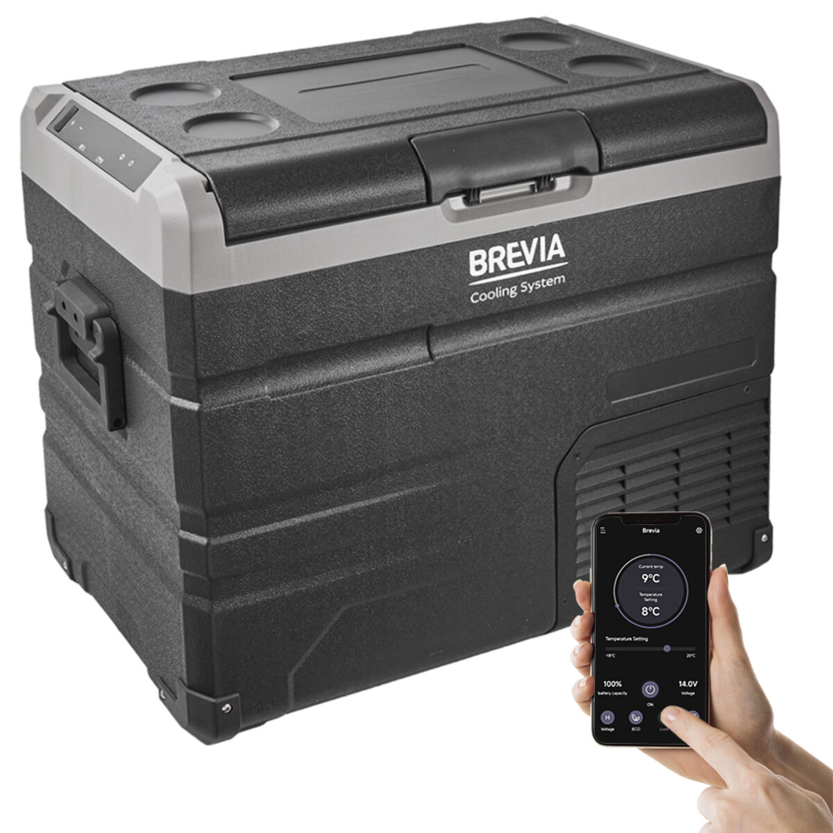 Холодильник автомобільний Brevia 47л 22660 (22660) дивитися фото №1