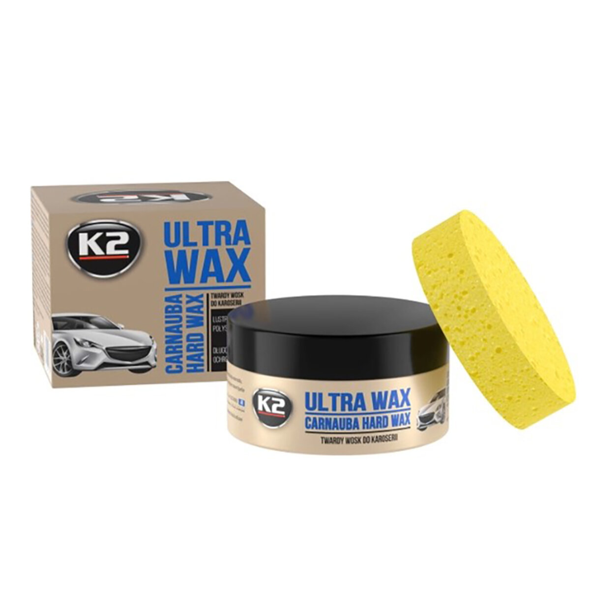 Воскова паста K2 ULTRA WAX, 250г (K073) дивитися фото №1